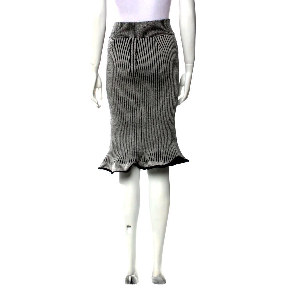 Louis Vuitton RARE f/w Bi-color Ribbed Knit Skirt (RUNWAY) - Picture 8 of 10